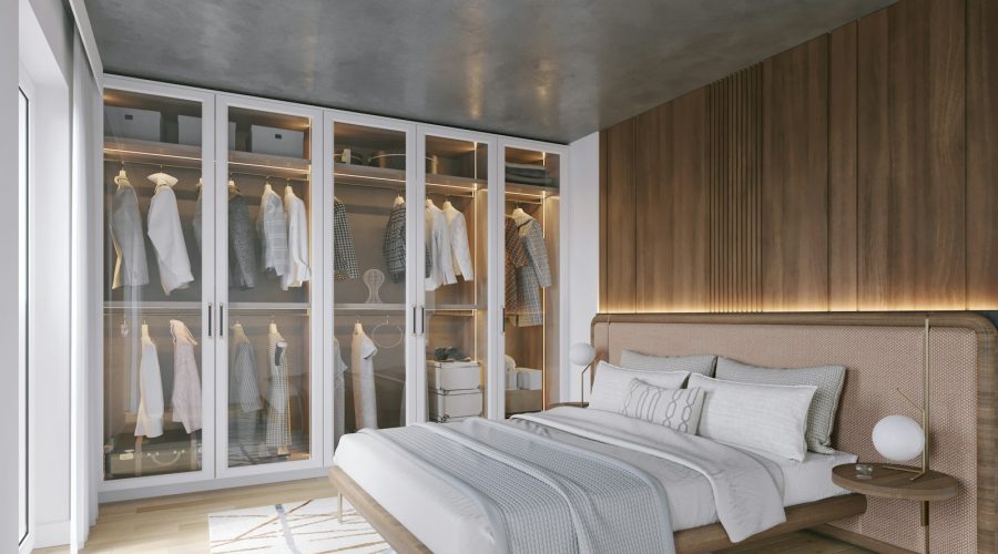 dressing dans un petit espace